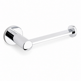 Emtek 2804DISKUS26 Brass Bar Style Paper Holder with Disk Rosette Polished Chrome
