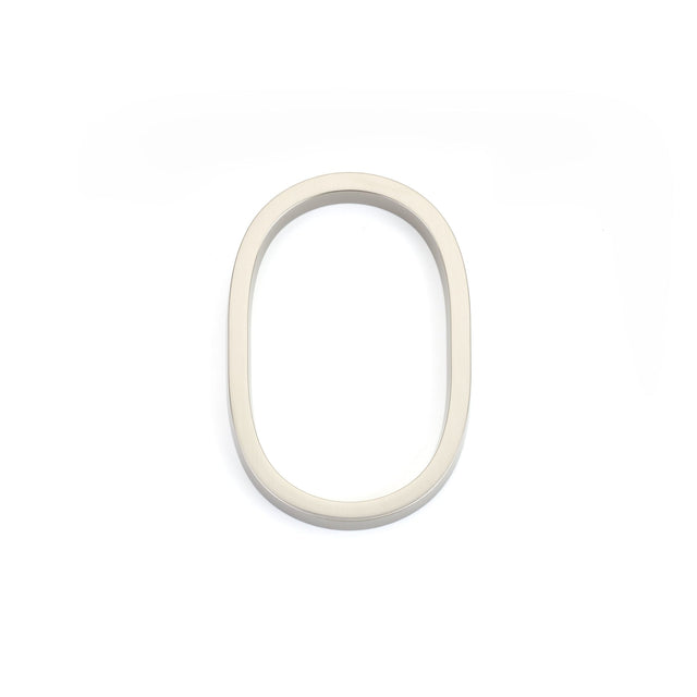 Emtek 2830US15 7" Modern # 0 House Number Satin Nickel