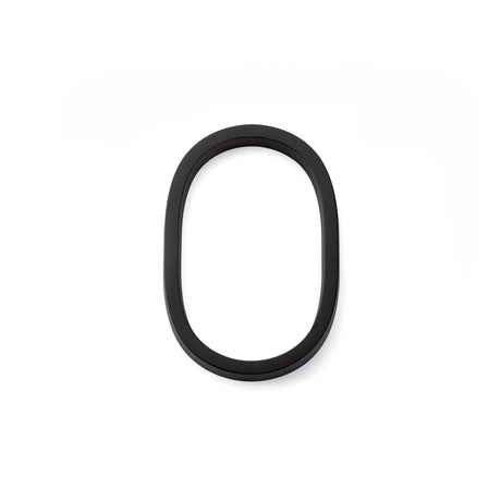 Emtek 2830US19 7" Modern # 0 House Number Flat Black
