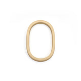 Emtek 2830US4 7" Modern # 0 House Number Satin Brass
