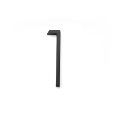 Emtek 2831US19 7" Modern # 1 House Number Flat Black