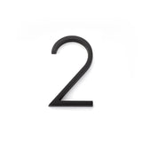 Emtek 2832US19 7" Modern # 2 House Number Flat Black