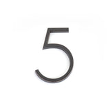 Emtek 2835US10B 7" Modern # 5 House Number Oil Rubbed Bronze