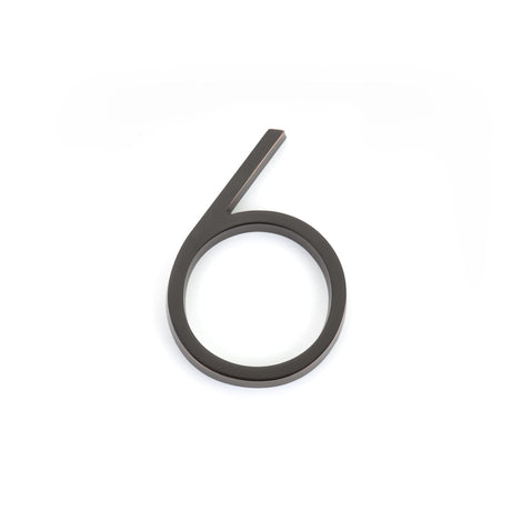 Emtek 2836US10B 7" Modern # 6 House Number Oil Rubbed Bronze