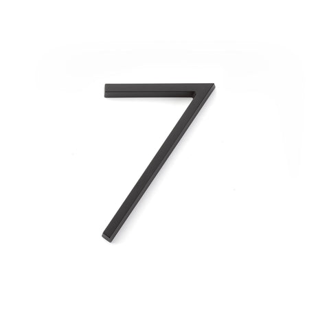 Emtek 2837US19 7" Modern # 7 House Number Flat Black