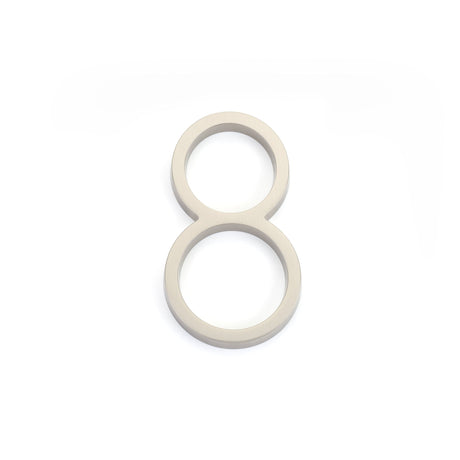Emtek 2838US15 7" Modern # 8 House Number Satin Nickel