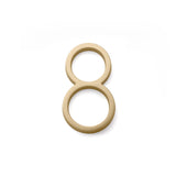 Emtek 2838US4 7" Modern # 8 House Number Satin Brass