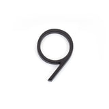 Emtek 2839US19 7" Modern # 9 House Number Flat Black