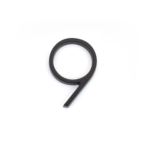 Emtek 2839US19 7" Modern # 9 House Number Flat Black