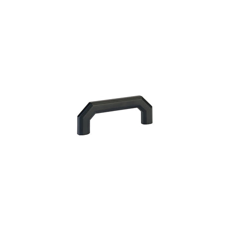 Emtek 3-1/2" Center to Center Cabinet Pull in Flat Black