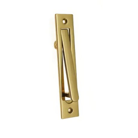 Emtek 2221US3NL unlacquered brass edge pull