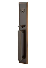 Emtek 4202PUS10B Knob Dummy Melrose Tubular Handleset - Reversible Oil Rubbed Bronze