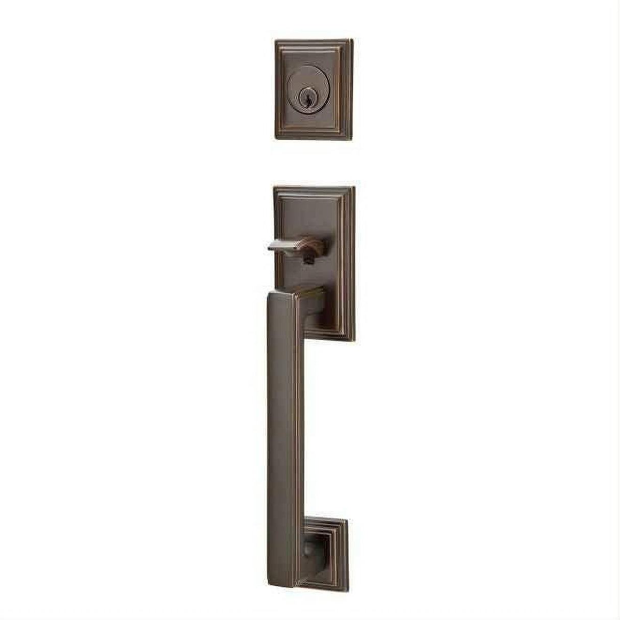Emtek 4213NWUS10B 4213NWUS Knob Hamden Single Cylinder Tubular Handleset Oil Rubbed Bronze