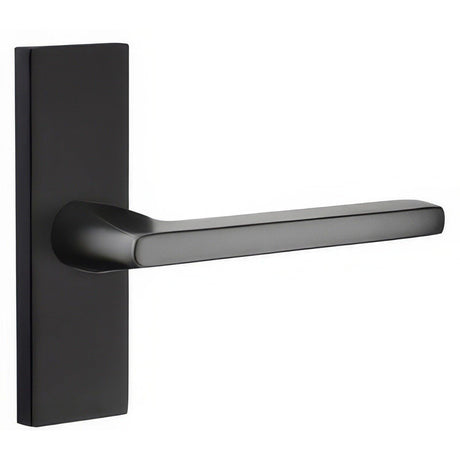 Emtek 5005HLOUS19LH 5005HLOUSLH Helios Lever Left Hand Dummy Single Sided Stretto Narrow Trim Lockset Flat Black