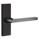Emtek 5005HLOUS19RH 5005HLOUSRH Helios Lever Right Hand Dummy Single Sided Stretto Narrow Trim Lockset Flat Black