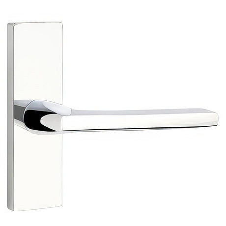 Emtek 5005HLOUS26LH 5005HLOUSLH Helios Lever Left Hand Dummy Single Sided Stretto Narrow Trim Lockset Polished Chrome