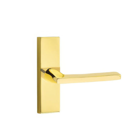 Emtek 5005HLOUS3NLLH 5005HLOUSLH Helios Lever Left Hand Dummy Single Sided Stretto Narrow Trim Lockset Unlacquered Brass