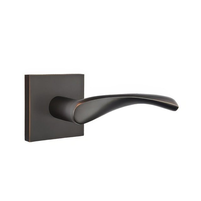 Emtek 5050TRTUS10B 5050TRTUS Triton Lever Dummy Pair With Square Rose Oil Rubbed Bronze