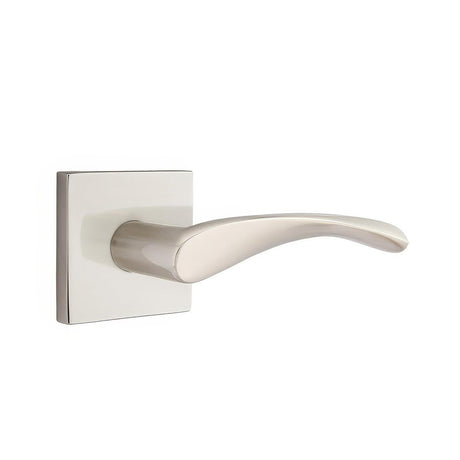 Emtek 5050TRTUS15 5050TRTUS Triton Lever Dummy Pair With Square Rose Satin Nickel