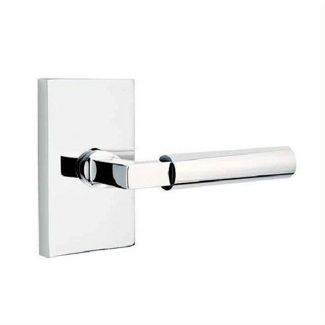 Emtek 5052HECUS10B Lever Dummy Pair with Modern Rectangular Rose for 1-1/4" to 2" Door - Left Hand Oil Rubbed Bronze