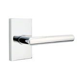 Emtek 5052STUUS26 5052STUUS Stuttgart Lever Dummy Pair With Modern Rectangular Rose Polished Chrome