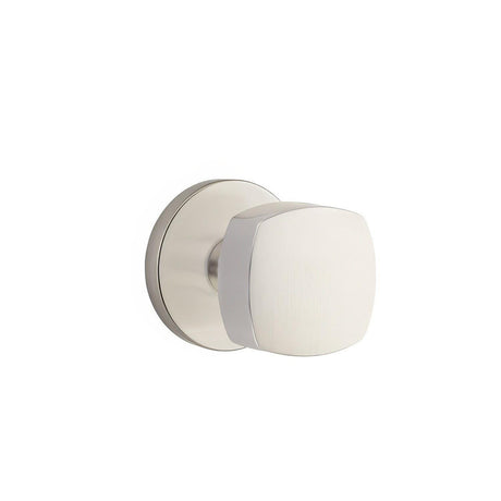 Emtek 5059FRKUS15 5059FRKUS Freestone Knob Dummy Pair With Disk Rose Satin Nickel