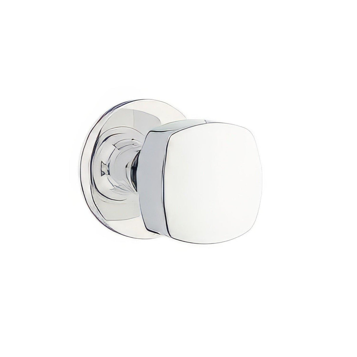 Emtek 5109FRKUS26 5109FRKUS Freestone Knob 2-3/8" Backset Passage with Disk Rose Polished Chrome