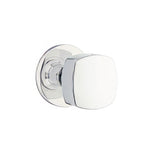 Emtek 5109FRKUS26 5109FRKUS Freestone Knob 2-3/8" Backset Passage with Disk Rose Polished Chrome