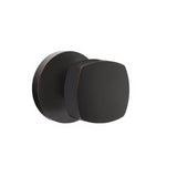Emtek 5110FRKUS10B 5110FRKUS Freestone Knob 2-3/8" Backset Passage with Square Rose Oil Rubbed Bronze
