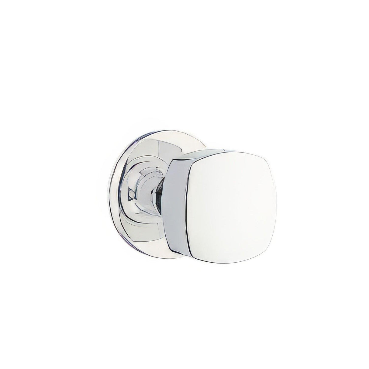 Emtek 5110FRKUS26 5110FRKUS Freestone Knob 2-3/8" Backset Passage with Square Rose Polished Chrome