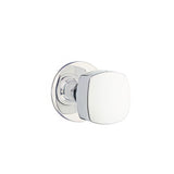 Emtek 5110FRKUS26 5110FRKUS Freestone Knob 2-3/8" Backset Passage with Square Rose Polished Chrome