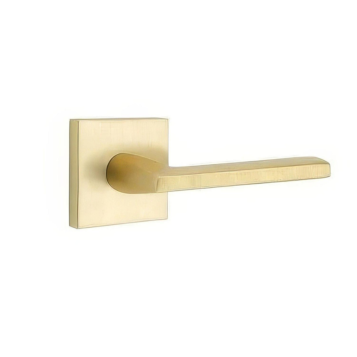 Emtek 5110HLOUS19LH Helios Lever Left Hand Passage with Square Rose Flat Black