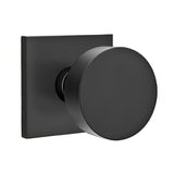 Emtek 5110ROUUS26 5110ROUUS Round Knob 2-3/8" Backset Passage with Square Rose Polished Chrome