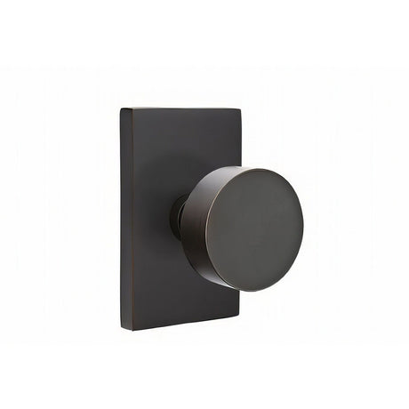 Emtek 5112ROUUS10B oil rubbed bronze passage door knob