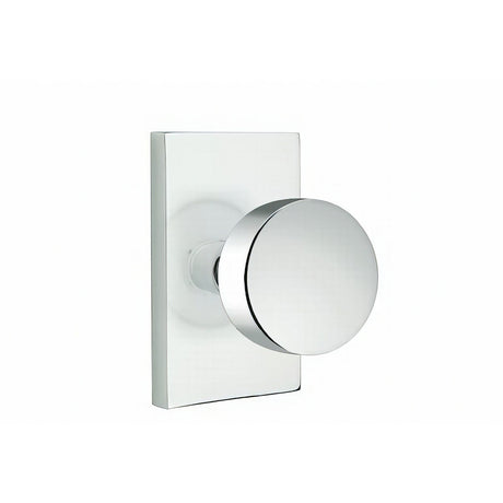 Emtek 5112ROUUS26 polished chrome passage door knob