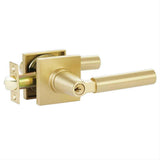 Emtek 5122HECUS10BRH Lever Right Hand 2-3/8" and 2-3/4" Backset Keyed Entry with Square Rose for 1-3/8" to 2-1/16" Door Oil Rubbed Bronze