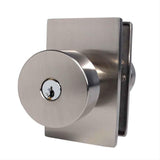 Emtek 5123ROUUS15.RLS 5123ROUUS Knob Keyed Entry with Modern Rectangular Rose Satin Nickel