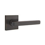 Emtek 5210FRLUS14LH 5210FRLUSLH Freestone Lever Left Hand 2-3/8" Backset Privacy With Square Rose Polished Nickel Lifetime