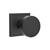Emtek 5210ROUUS26 5210ROUUS Round Knob 2-3/8" Backset Privacy With Square Rose Polished Chrome
