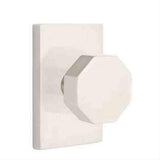 Emtek 5212OCTUS10B Knob 2-3/8" Backset Privacy with Modern Rectangular Rose for 1-3/8" to 2" Door - Reversible Oil Rubbed Bronze