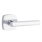 Emtek 5306FRLUS26 5306FRLUS Freestone Dummy Door Lever Pair with Urban Modern Rose Polished Chrome