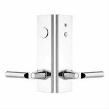 Emtek 5362HLOUS26 5362HLOUS Helios Lever Modern Rectangular Two Point Dummy Lock Polished Chrome