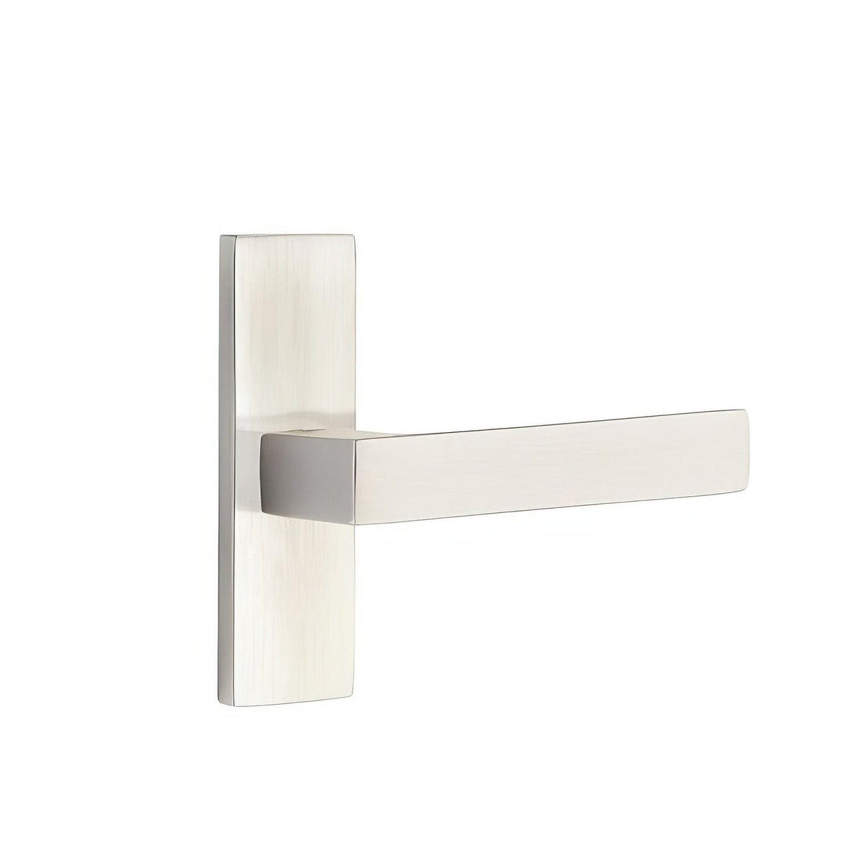 Emtek 5507DTUS15LH 5507DTUSLH Dumont Lever Left Hand Passage Stretto Narrow Trim Lockset Satin Nickel