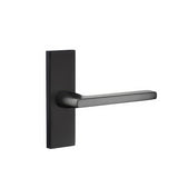 Emtek 5507HLOUS19LH 5507HLOUSLH Helios Lever Left Hand Passage Stretto Narrow Trim Lockset Flat Black