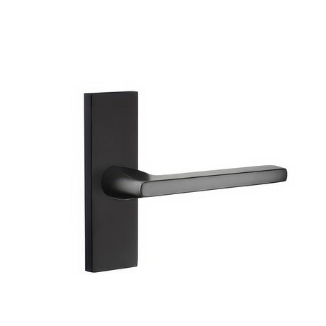 Emtek 5507HLOUS19RH 5507HLOUSRH Helios Lever Right Hand Passage Stretto Narrow Trim Lockset Flat Black