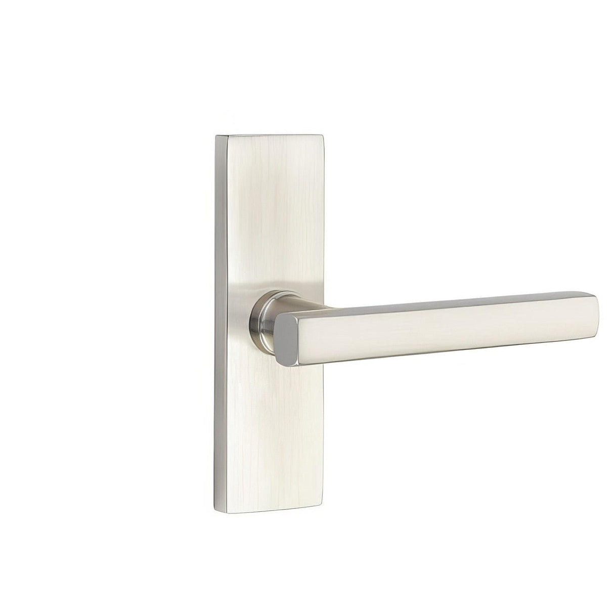 Emtek 5607FRLUS15RH 5607FRLUSRH Freestone Lever Right Hand Thumbturn Privacy Stretto Narrow Trim Lockset Satin Nickel