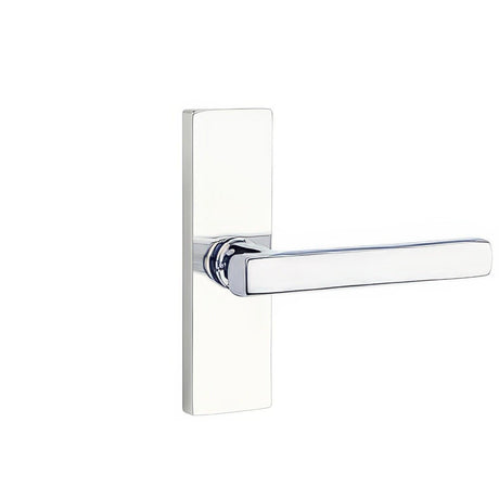 Emtek 5607FRLUS26RH 5607FRLUSRH Freestone Lever Right Hand Thumbturn Privacy Stretto Narrow Trim Lockset Polished Chrome
