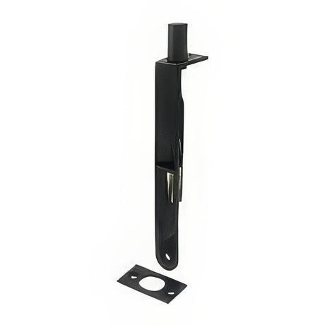 Emtek 8502US19 flat black flush bolt