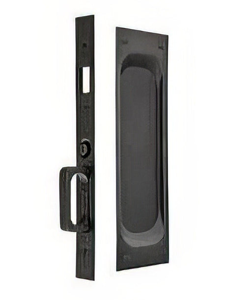 Emtek 2105US10B138 oil rubbed bronze pocket door lock