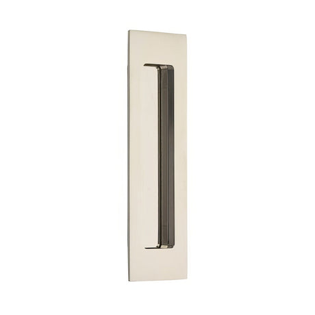 Emtek 220307US14 bright nickel flush pull